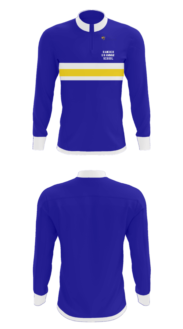 Quarter Zip Jacket, Hancock Grammar School, Spirit Store, Teamtime, Team time, sublimation, custom sports apparel, team uniforms, spirit wear, spiritwear, sports uniforms, custom shirts, team store, custom team store, fundraiser sports, apparel fundraiser