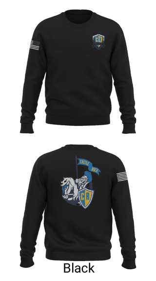 Crew Neck Sweatshirt, Castle Rock Elementary, Spirit Store, Teamtime, Team time, sublimation, custom sports apparel, team uniforms, spirit wear, spiritwear, sports uniforms, custom shirts, team store, custom team store, fundraiser sports, apparel fundraiser