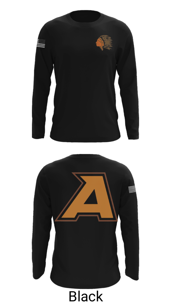 Long Sleeve Performance Shirt, Agawam Junior High School, Spirit Store, Teamtime, Team time, sublimation, custom sports apparel, team uniforms, spirit wear, spiritwear, sports uniforms, custom shirts, team store, custom team store, fundraiser sports, apparel fundraiser