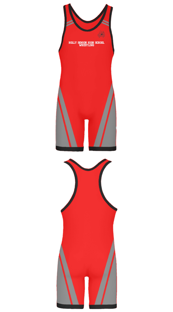 Wrestling Singlet, Holly Senior High School Wrestling, Wrestling, Teamtime, Team time, sublimation, custom sports apparel, team uniforms, spirit wear, spiritwear, sports uniforms, custom shirts, team store, custom team store, fundraiser sports, apparel fundraiser