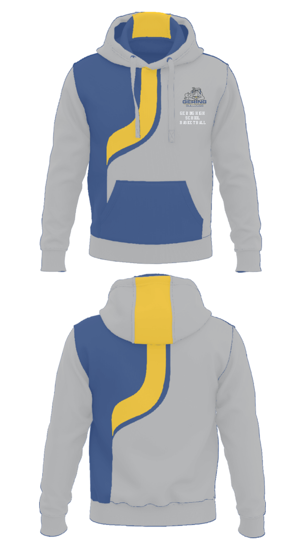 Hoodie, Gering High School Basketball, Women's Basketball, Teamtime, Team time, sublimation, custom sports apparel, team uniforms, spirit wear, spiritwear, sports uniforms, custom shirts, team store, custom team store, fundraiser sports, apparel fundraiser