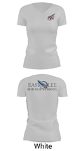 East Lee Middle School 12077340 Women's Short Sleeve V-neck Shirt - 7