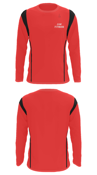 Long Sleeve Performance Shirt, jaw fitness, Football, Teamtime, Team time, sublimation, custom sports apparel, team uniforms, spirit wear, spiritwear, sports uniforms, custom shirts, team store, custom team store, fundraiser sports, apparel fundraiser