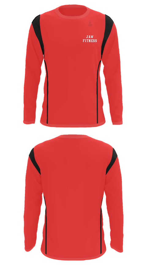 Long Sleeve Performance Shirt, jaw fitness, Football, Teamtime, Team time, sublimation, custom sports apparel, team uniforms, spirit wear, spiritwear, sports uniforms, custom shirts, team store, custom team store, fundraiser sports, apparel fundraiser