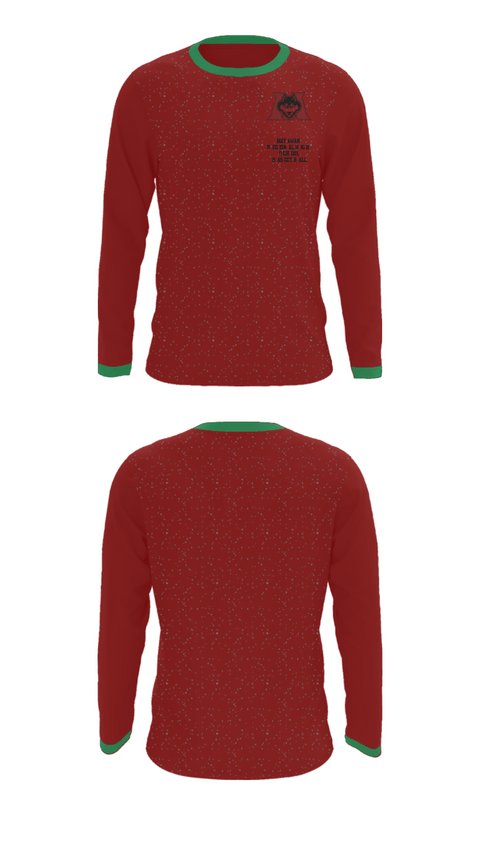 Long Sleeve Performance Shirt, Matawan Regional High School Basketball, Men's Basketball, Teamtime, Team time, sublimation, custom sports apparel, team uniforms, spirit wear, spiritwear, sports uniforms, custom shirts, team store, custom team store, fundraiser sports, apparel fundraiser