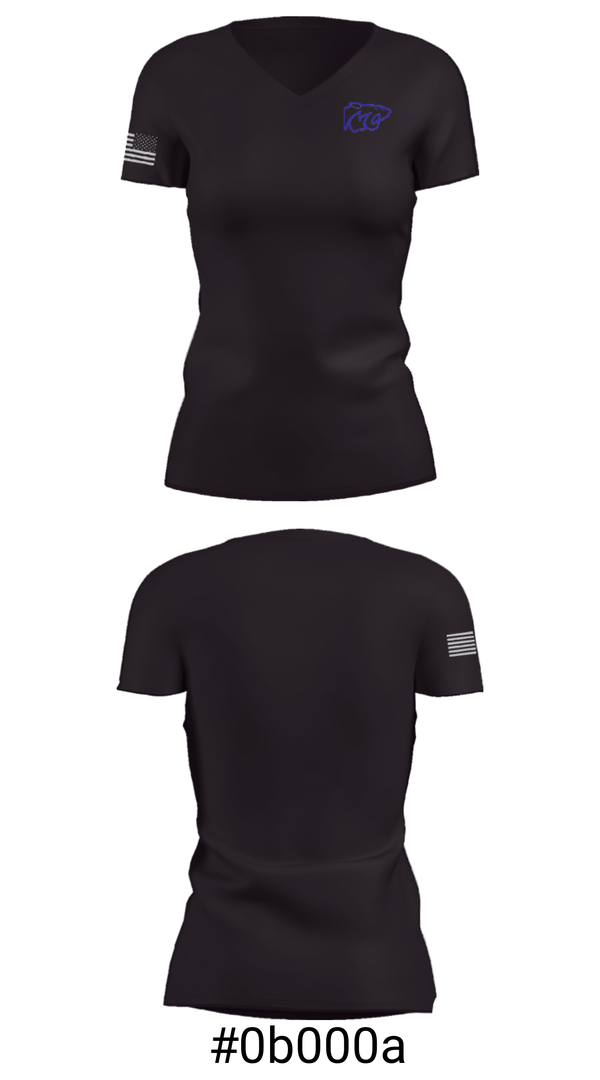 Women's Short Sleeve Vneck Shirt, Montgomery City Elementary School, Spirit Store, Teamtime, Team time, sublimation, custom sports apparel, team uniforms, spirit wear, spiritwear, sports uniforms, custom shirts, team store, custom team store, fundraiser sports, apparel fundraiser