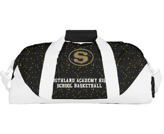 Duffle Bag, Southland Academy High School Basketball, Men's Basketball, Teamtime, Team time, sublimation, custom sports apparel, team uniforms, spirit wear, spiritwear, sports uniforms, custom shirts, team store, custom team store, fundraiser sports, apparel fundraiser