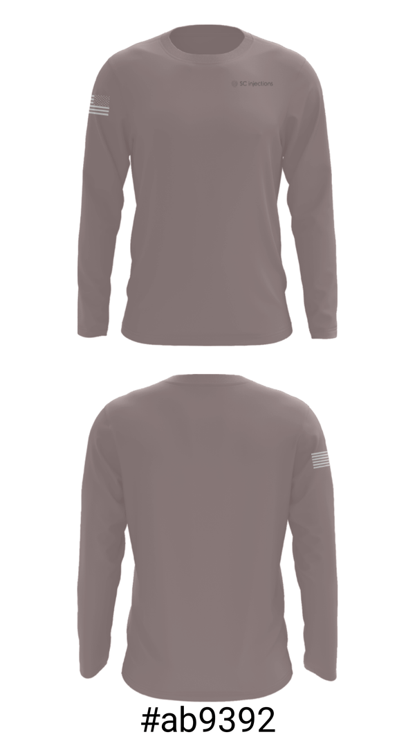 Long Sleeve Performance Shirt, SC injections, , Teamtime, Team time, sublimation, custom sports apparel, team uniforms, spirit wear, spiritwear, sports uniforms, custom shirts, team store, custom team store, fundraiser sports, apparel fundraiser