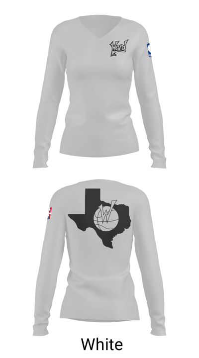 WARD Inc. 33518841 Women's Long Sleeve V-neck Shirt - 6