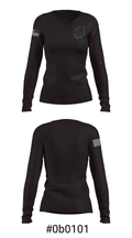 Houghton Lake Jr/Sr High School 8124308 Women's Long Sleeve V-neck Shirt - 20