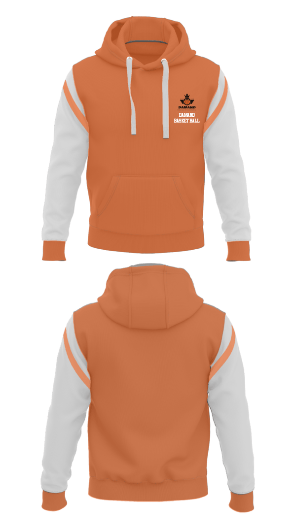 Hoodie, Damand Basketball, Men's Basketball, Teamtime, Team time, sublimation, custom sports apparel, team uniforms, spirit wear, spiritwear, sports uniforms, custom shirts, team store, custom team store, fundraiser sports, apparel fundraiser