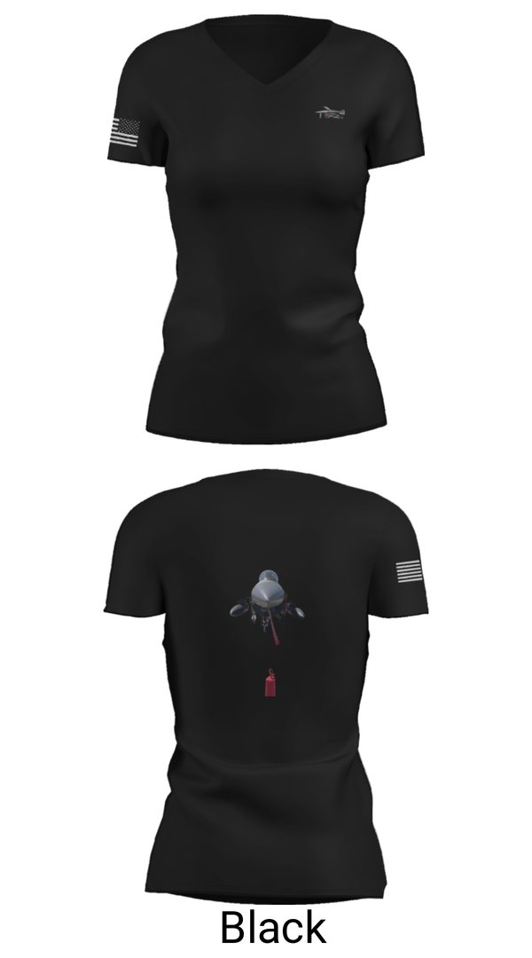 Women's Short Sleeve Vneck Shirt, 114th fighter wing, National Guard, Teamtime, Team time, sublimation, custom sports apparel, team uniforms, spirit wear, spiritwear, sports uniforms, custom shirts, team store, custom team store, fundraiser sports, apparel fundraiser