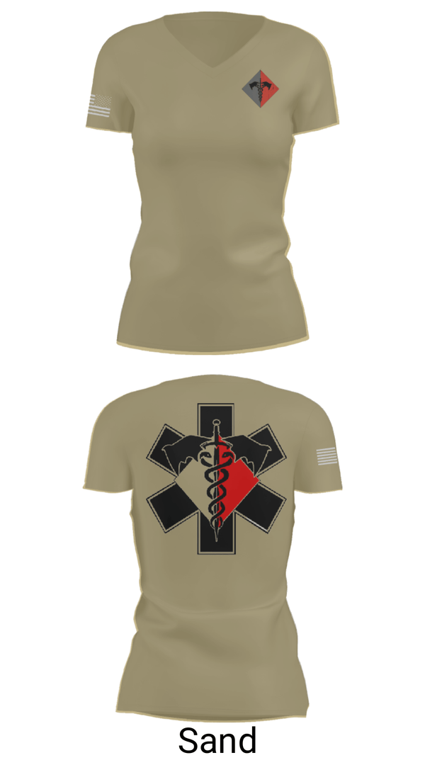 Women's Short Sleeve Vneck Shirt, , Army, Teamtime, Team time, sublimation, custom sports apparel, team uniforms, spirit wear, spiritwear, sports uniforms, custom shirts, team store, custom team store, fundraiser sports, apparel fundraiser