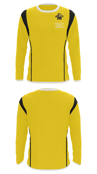 Long Sleeve Performance Shirt, Madill High School Basketball, Women's Basketball, Teamtime, Team time, sublimation, custom sports apparel, team uniforms, spirit wear, spiritwear, sports uniforms, custom shirts, team store, custom team store, fundraiser sports, apparel fundraiser