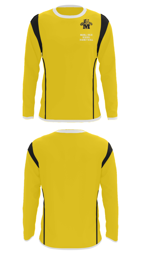 Long Sleeve Performance Shirt, Madill High School Basketball, Women's Basketball, Teamtime, Team time, sublimation, custom sports apparel, team uniforms, spirit wear, spiritwear, sports uniforms, custom shirts, team store, custom team store, fundraiser sports, apparel fundraiser