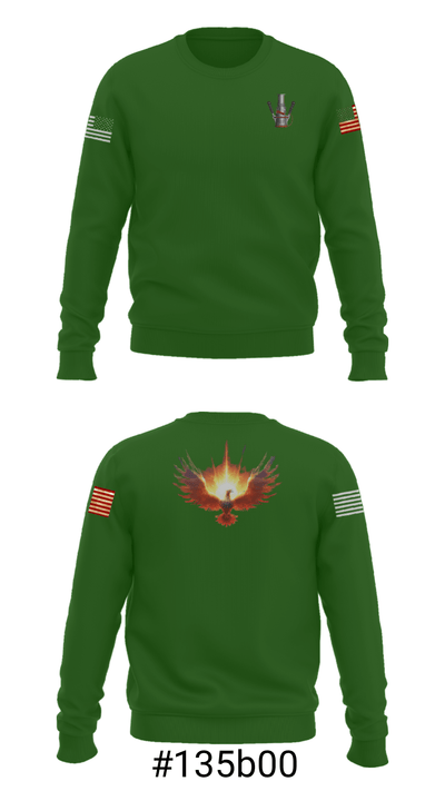 Mess-172 FireBirds 84080572 Crew Neck Sweatshirt - 2