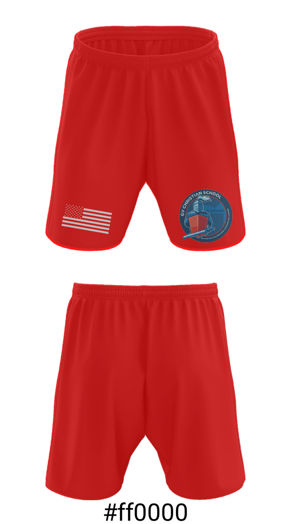 Athletic Shorts With Pockets, GV Christian School, Spirit Store, Teamtime, Team time, sublimation, custom sports apparel, team uniforms, spirit wear, spiritwear, sports uniforms, custom shirts, team store, custom team store, fundraiser sports, apparel fundraiser