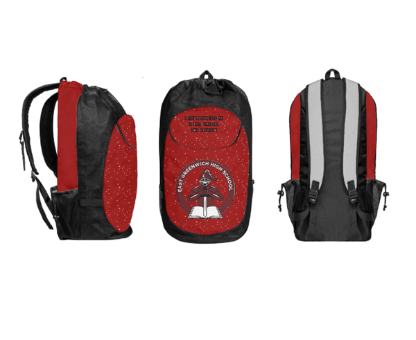 Gear Bag, East Greenwich High School Ice Hockey, Ice Hockey, Teamtime, Team time, sublimation, custom sports apparel, team uniforms, spirit wear, spiritwear, sports uniforms, custom shirts, team store, custom team store, fundraiser sports, apparel fundraiser