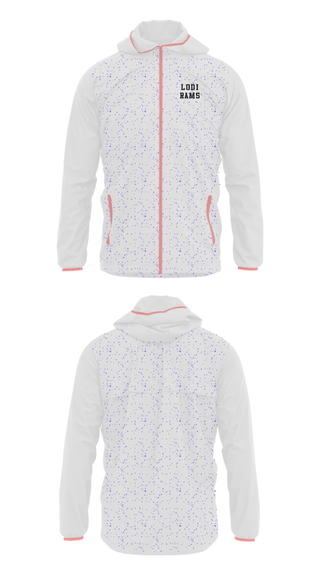 Windbreaker, Lodi Rams, Men's Basketball, Teamtime, Team time, sublimation, custom sports apparel, team uniforms, spirit wear, spiritwear, sports uniforms, custom shirts, team store, custom team store, fundraiser sports, apparel fundraiser