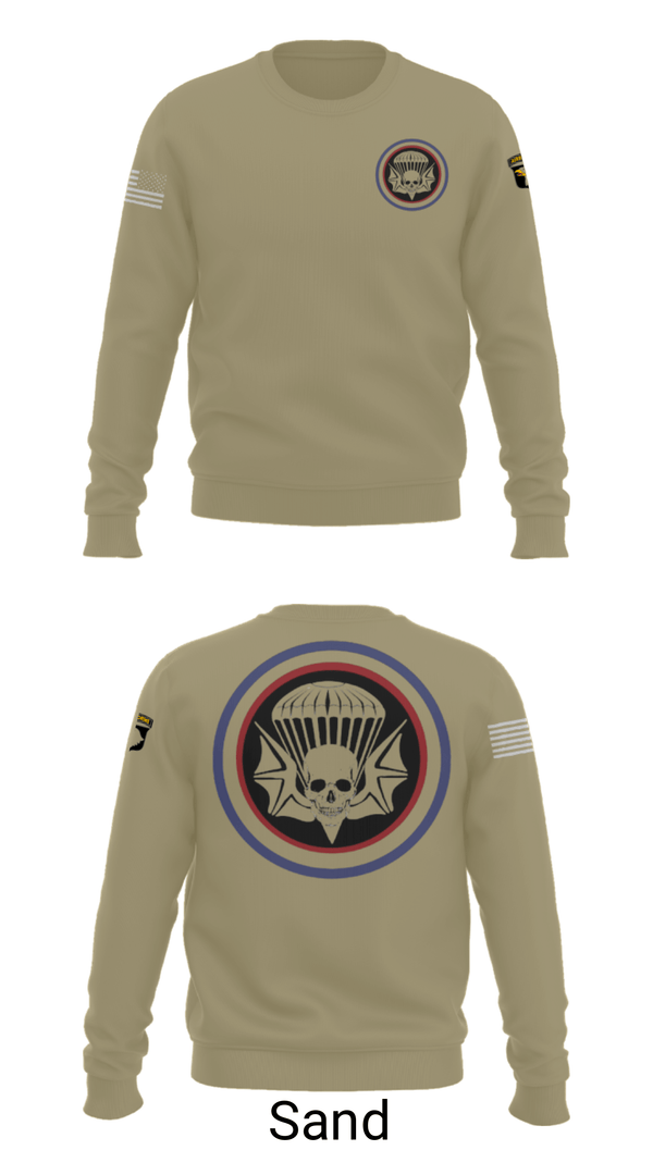 Crew Neck Sweatshirt, , Army, Teamtime, Team time, sublimation, custom sports apparel, team uniforms, spirit wear, spiritwear, sports uniforms, custom shirts, team store, custom team store, fundraiser sports, apparel fundraiser
