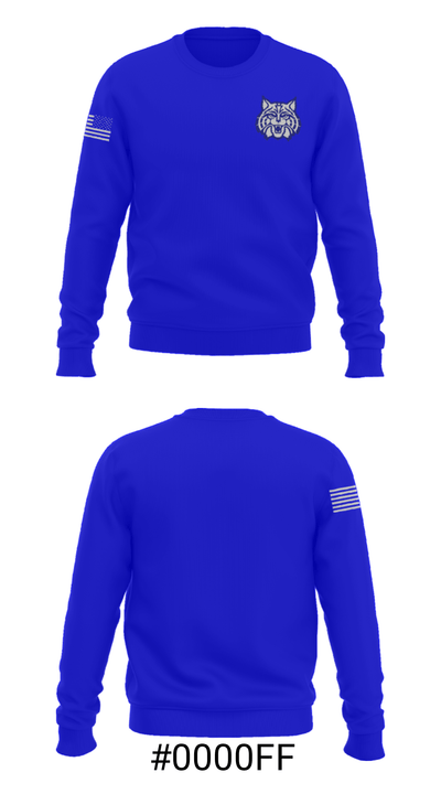 Meridian High School Swimming 27029962 Crew Neck Sweatshirt - 16