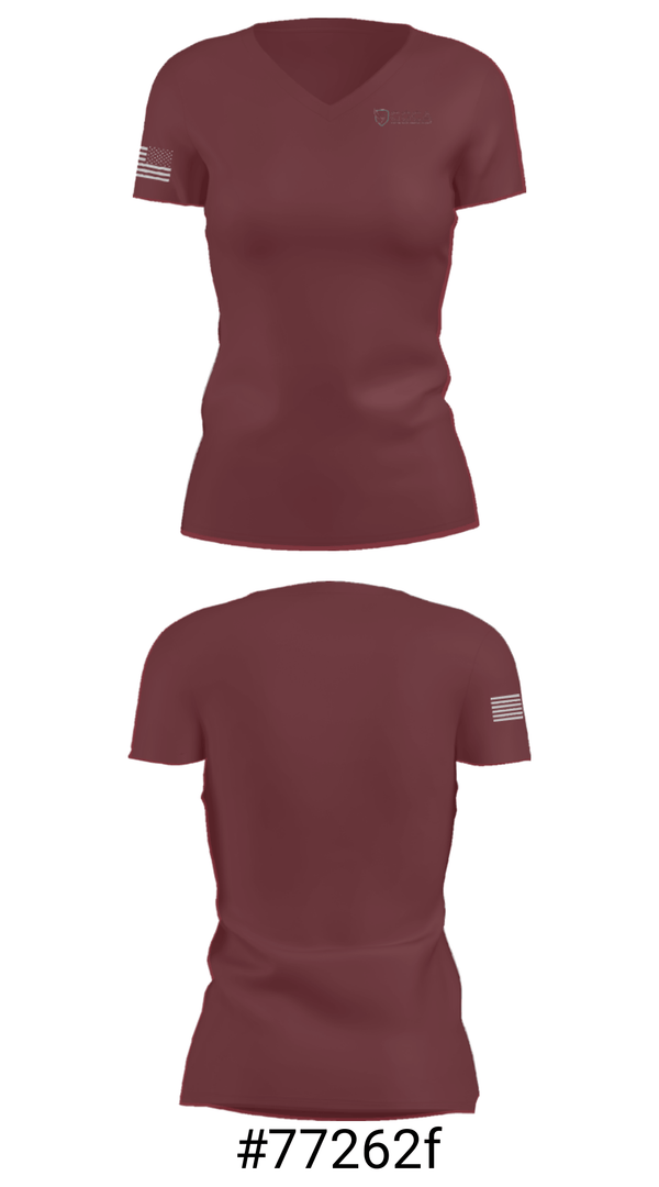 Women's Short Sleeve Vneck Shirt, Greater Grace Christian Academy, Spirit Store, Teamtime, Team time, sublimation, custom sports apparel, team uniforms, spirit wear, spiritwear, sports uniforms, custom shirts, team store, custom team store, fundraiser sports, apparel fundraiser