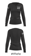 Trust None 78397377 Women's Long Sleeve V-neck Shirt - 20
