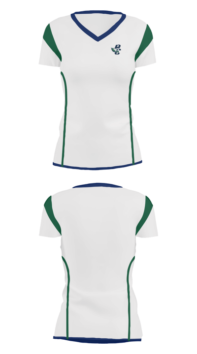Pine Creek High School Basketball 66503429 Women's Short Sleeve V-neck Shirt - 31