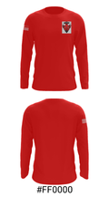 Calhoun County High School Wrestling 34908417 Long Sleeve Performance Shirt - 18