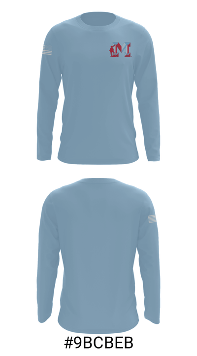 Monterey High School Wrestling 19029463 Long Sleeve Performance Shirt - 18