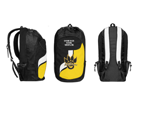 Gear Bag, Gwinn High School Wrestling, Wrestling, Teamtime, Team time, sublimation, custom sports apparel, team uniforms, spirit wear, spiritwear, sports uniforms, custom shirts, team store, custom team store, fundraiser sports, apparel fundraiser