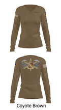 2-44 Air Defense Artillery Regiment 13491150 Women's Long Sleeve V-neck Shirt - 15