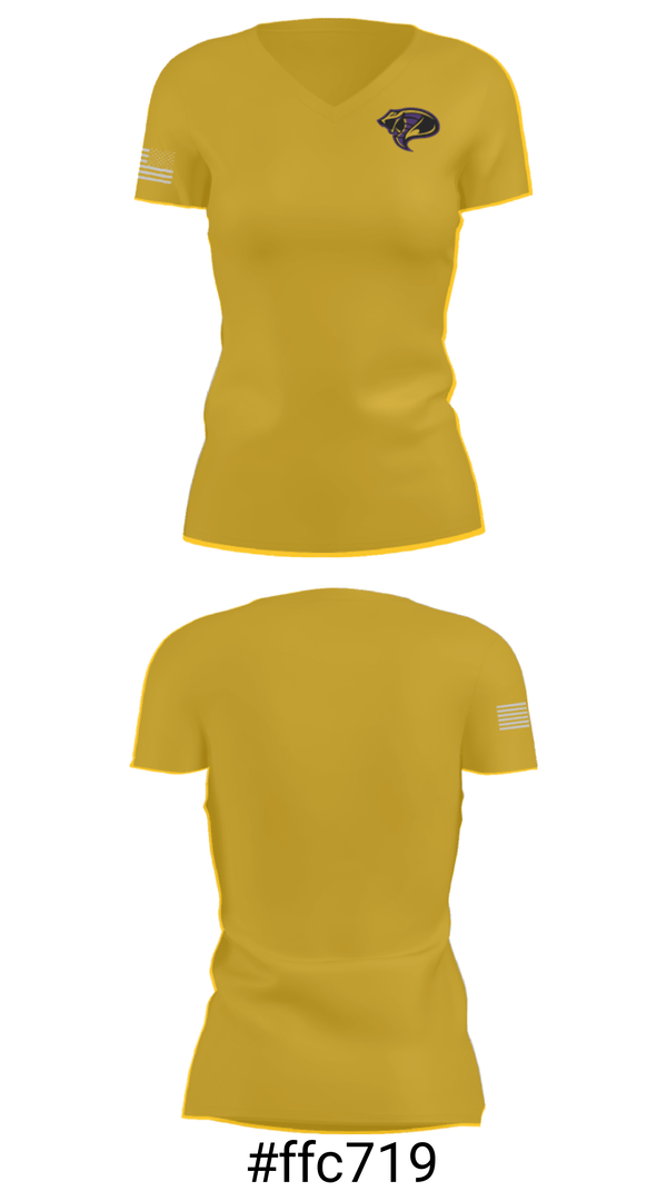 Women's Short Sleeve Vneck Shirt, Fountain Lake Middle School, Spirit Store, Teamtime, Team time, sublimation, custom sports apparel, team uniforms, spirit wear, spiritwear, sports uniforms, custom shirts, team store, custom team store, fundraiser sports, apparel fundraiser
