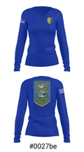 MIO Ausable schools 95382498 Women's Long Sleeve V-neck Shirt - 20