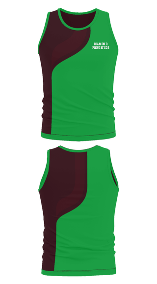 Tank Top, Diamond Properties, Men's Basketball, Teamtime, Team time, sublimation, custom sports apparel, team uniforms, spirit wear, spiritwear, sports uniforms, custom shirts, team store, custom team store, fundraiser sports, apparel fundraiser