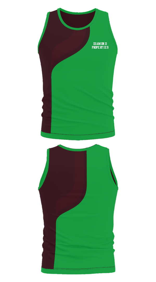 Tank Top, Diamond Properties, Men's Basketball, Teamtime, Team time, sublimation, custom sports apparel, team uniforms, spirit wear, spiritwear, sports uniforms, custom shirts, team store, custom team store, fundraiser sports, apparel fundraiser