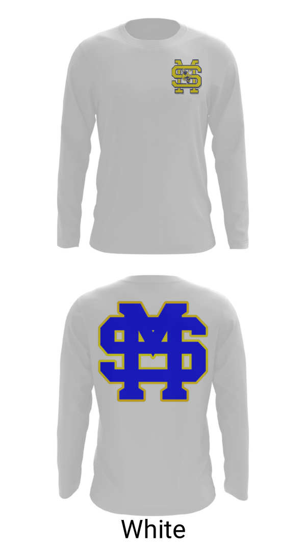Long Sleeve Performance Shirt, St Martin High School Swimming, Swimming, Teamtime, Team time, sublimation, custom sports apparel, team uniforms, spirit wear, spiritwear, sports uniforms, custom shirts, team store, custom team store, fundraiser sports, apparel fundraiser