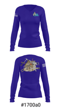 Castillo's painting 13052054 Women's Long Sleeve V-neck Shirt - 20