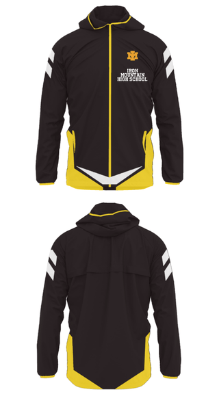 Windbreaker, Iron Mountain High School, Spirit Store, Teamtime, Team time, sublimation, custom sports apparel, team uniforms, spirit wear, spiritwear, sports uniforms, custom shirts, team store, custom team store, fundraiser sports, apparel fundraiser