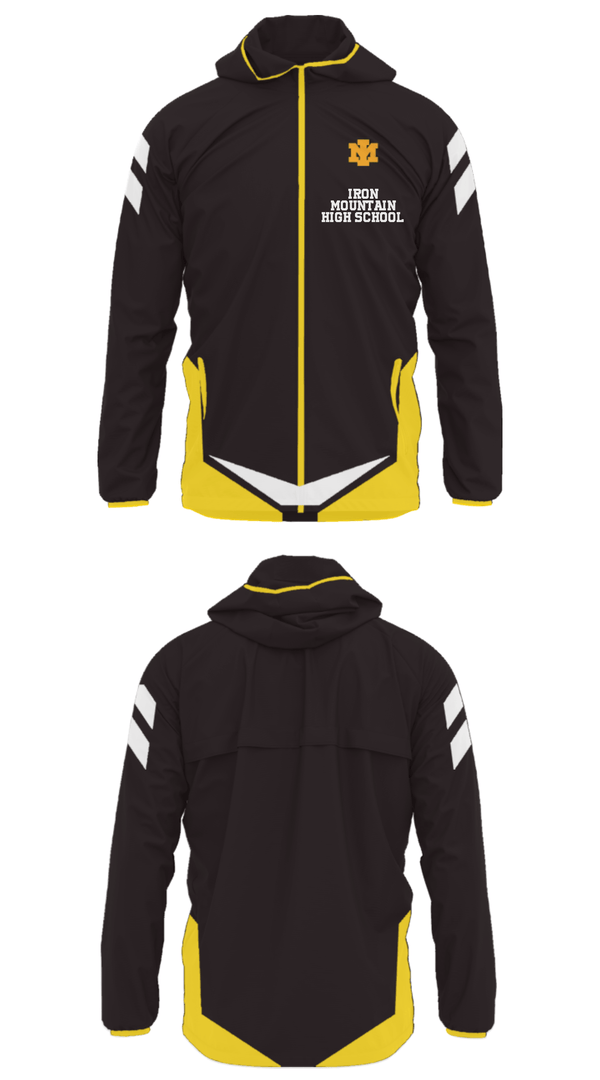 Windbreaker, Iron Mountain High School, Spirit Store, Teamtime, Team time, sublimation, custom sports apparel, team uniforms, spirit wear, spiritwear, sports uniforms, custom shirts, team store, custom team store, fundraiser sports, apparel fundraiser