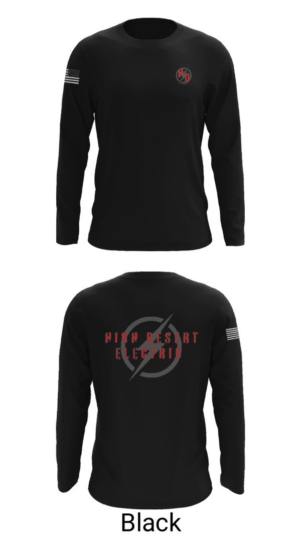 Long Sleeve Performance Shirt, High Desert Electric, , Teamtime, Team time, sublimation, custom sports apparel, team uniforms, spirit wear, spiritwear, sports uniforms, custom shirts, team store, custom team store, fundraiser sports, apparel fundraiser