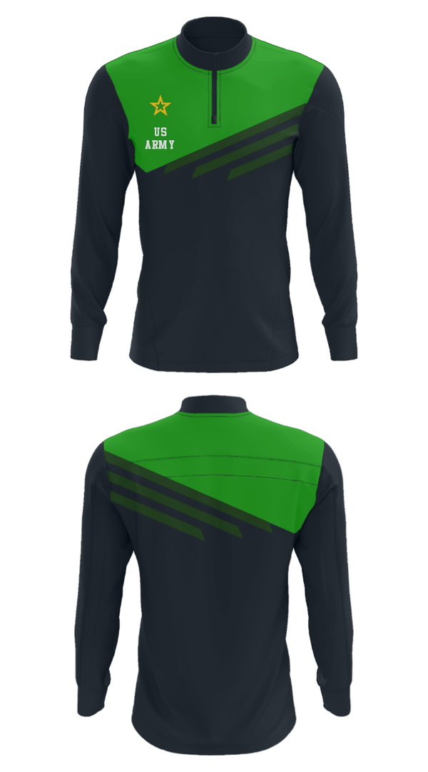 Quarter Zip Jacket, Us Army, , Teamtime, Team time, sublimation, custom sports apparel, team uniforms, spirit wear, spiritwear, sports uniforms, custom shirts, team store, custom team store, fundraiser sports, apparel fundraiser