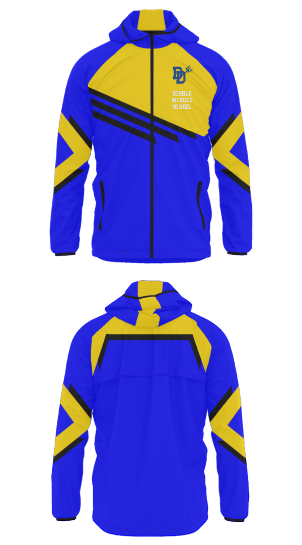 Windbreaker, Dibble Middle School, Spirit Store, Teamtime, Team time, sublimation, custom sports apparel, team uniforms, spirit wear, spiritwear, sports uniforms, custom shirts, team store, custom team store, fundraiser sports, apparel fundraiser