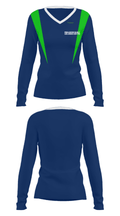 Preakness Early Childhood Center 24193964 Women's Long Sleeve V-neck Shirt - 29