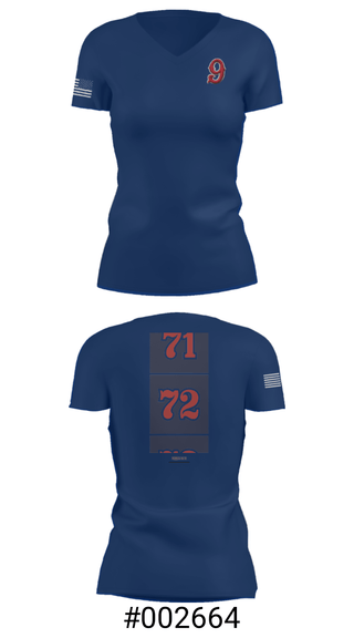 Women's Short Sleeve Vneck Shirt, Vacaville fire, Fire Department, Teamtime, Team time, sublimation, custom sports apparel, team uniforms, spirit wear, spiritwear, sports uniforms, custom shirts, team store, custom team store, fundraiser sports, apparel fundraiser