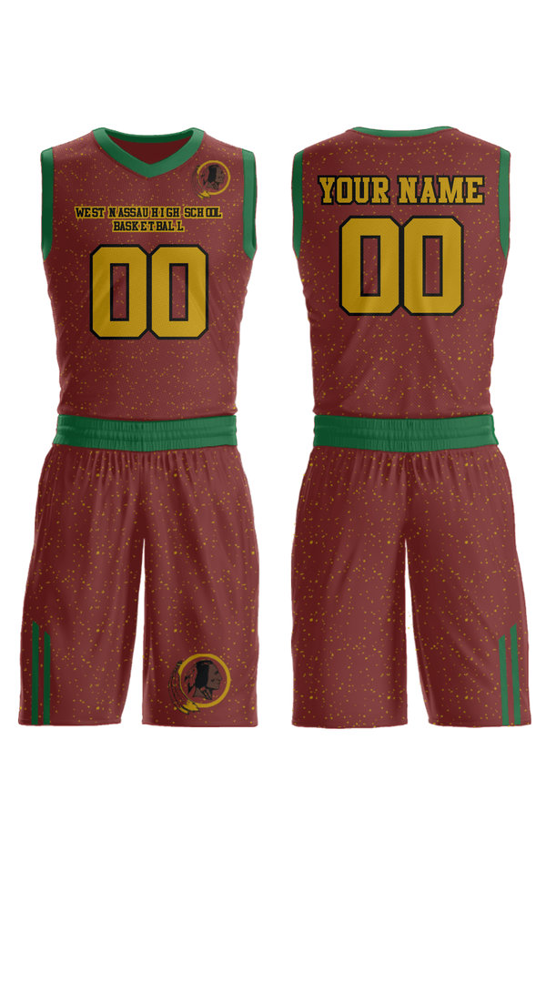Womens Reversible Basketball Jersey, West Nassau High School Basketball, Women's Basketball, Teamtime, Team time, sublimation, custom sports apparel, team uniforms, spirit wear, spiritwear, sports uniforms, custom shirts, team store, custom team store, fundraiser sports, apparel fundraiser