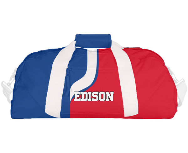 Duffle Bag, EDISON, Wrestling, Teamtime, Team time, sublimation, custom sports apparel, team uniforms, spirit wear, spiritwear, sports uniforms, custom shirts, team store, custom team store, fundraiser sports, apparel fundraiser