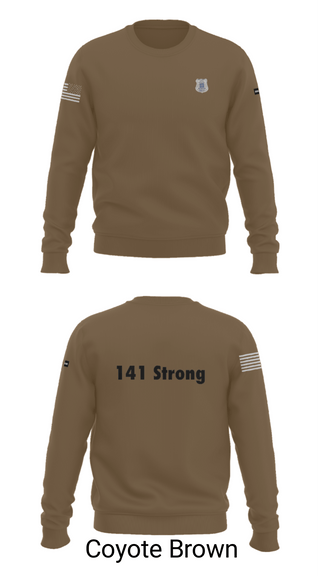 Crew Neck Sweatshirt, 141 Strong, Police, Teamtime, Team time, sublimation, custom sports apparel, team uniforms, spirit wear, spiritwear, sports uniforms, custom shirts, team store, custom team store, fundraiser sports, apparel fundraiser