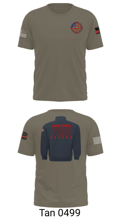 Jasper County Fire Rescue 11474467 Short Sleeve Performance Shirt - 37