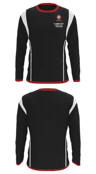 Long Sleeve Performance Shirt, Beaumont Youth Basketball Association, Men's Basketball, Teamtime, Team time, sublimation, custom sports apparel, team uniforms, spirit wear, spiritwear, sports uniforms, custom shirts, team store, custom team store, fundraiser sports, apparel fundraiser